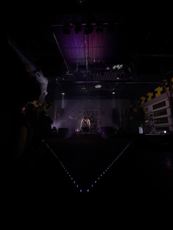 The Union - stage production with purple lighting